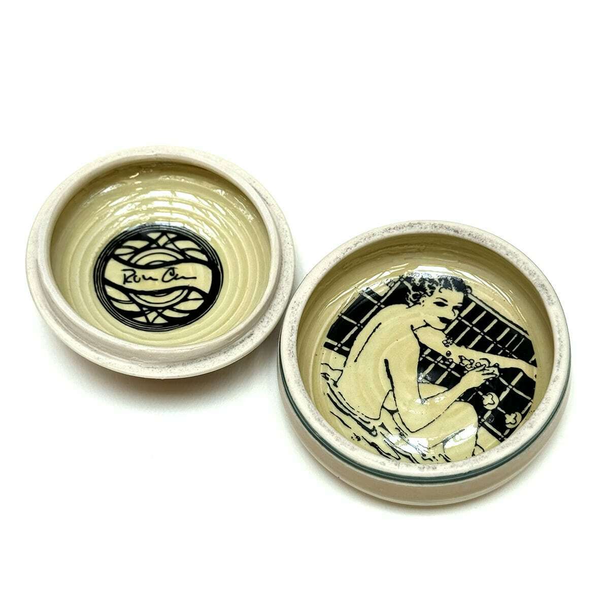The Bather Lidded Container