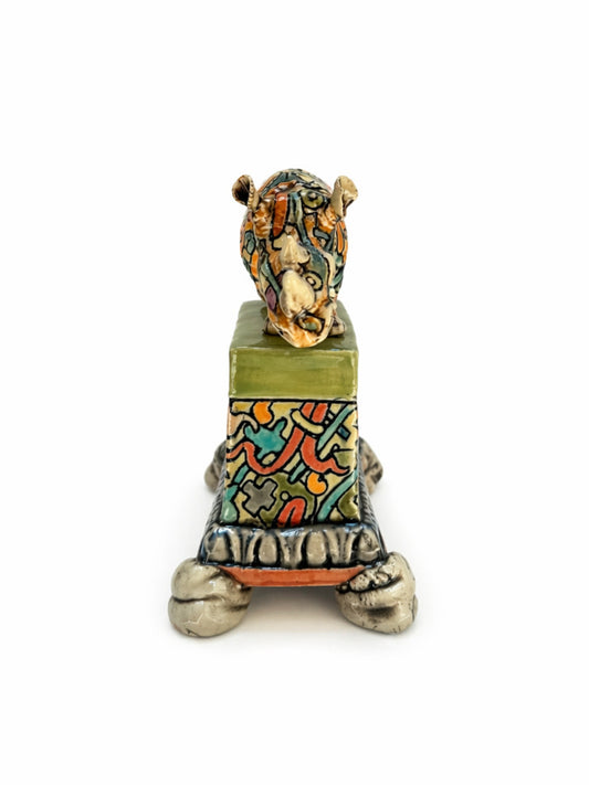 Rhino with Plinth