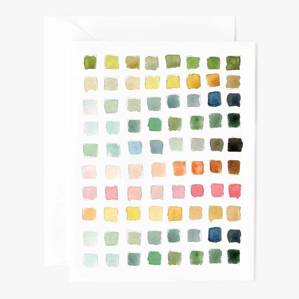 Paint Swatch Notecard Set of 7