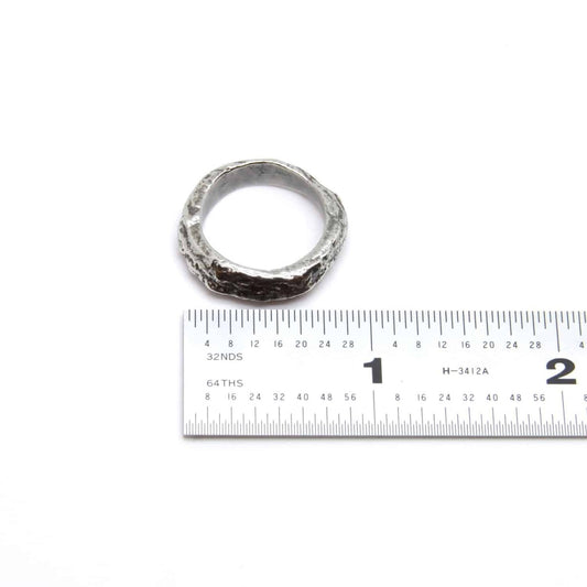 Silver Casted Ring 2