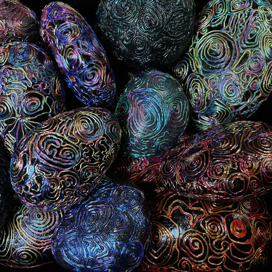 Whimsical Hand Embellished Stones
