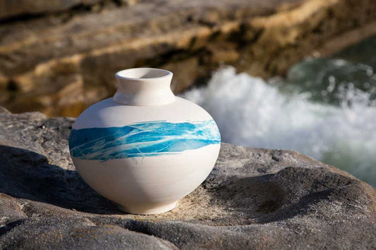 Surfgrass Moon Jar