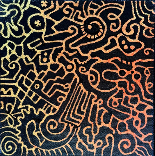 Black and Orange Mini