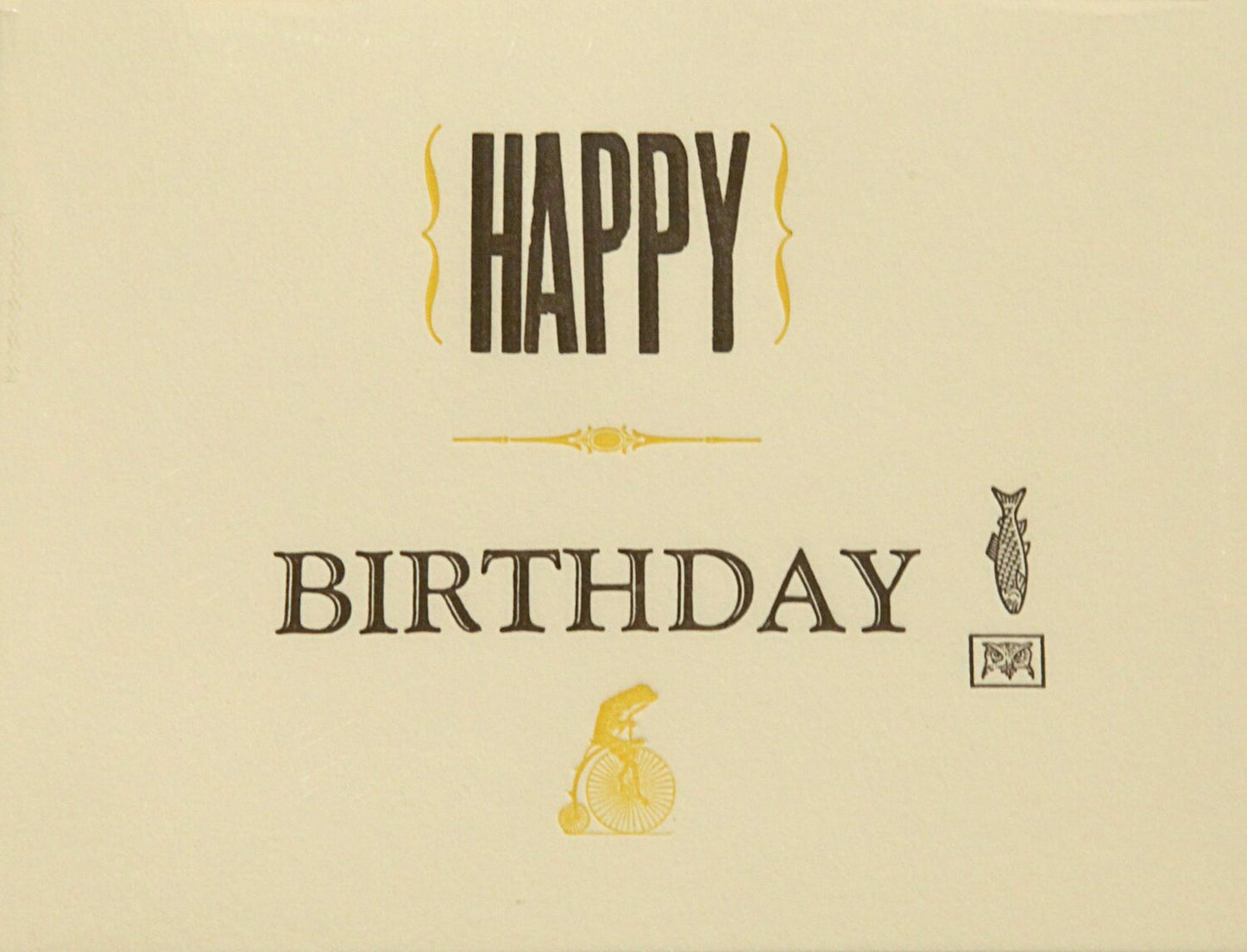 Happy Birthday - Birthday Cards (set of 4)
