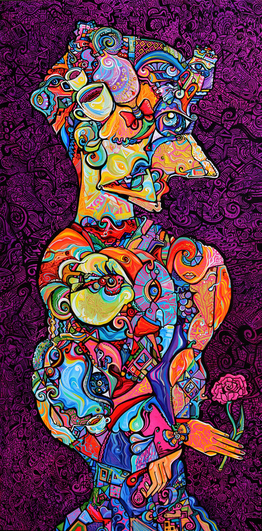 Girl with Flower