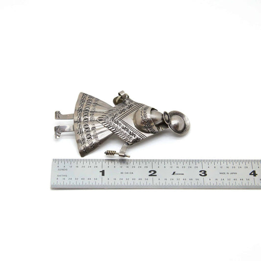 Vintage Silver Mexican Brooch