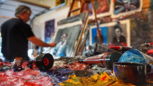 Larry Caveney paint palette (1)