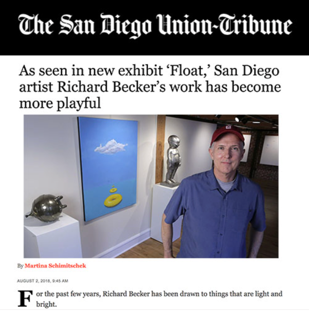 As seen in new exhibit ‘Float,’ San Diego artist Richard Becker’s work has become more playful