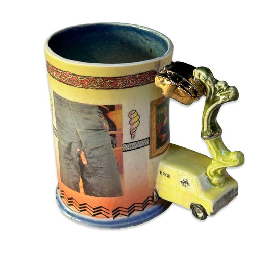 Yellow Van Handle Cup