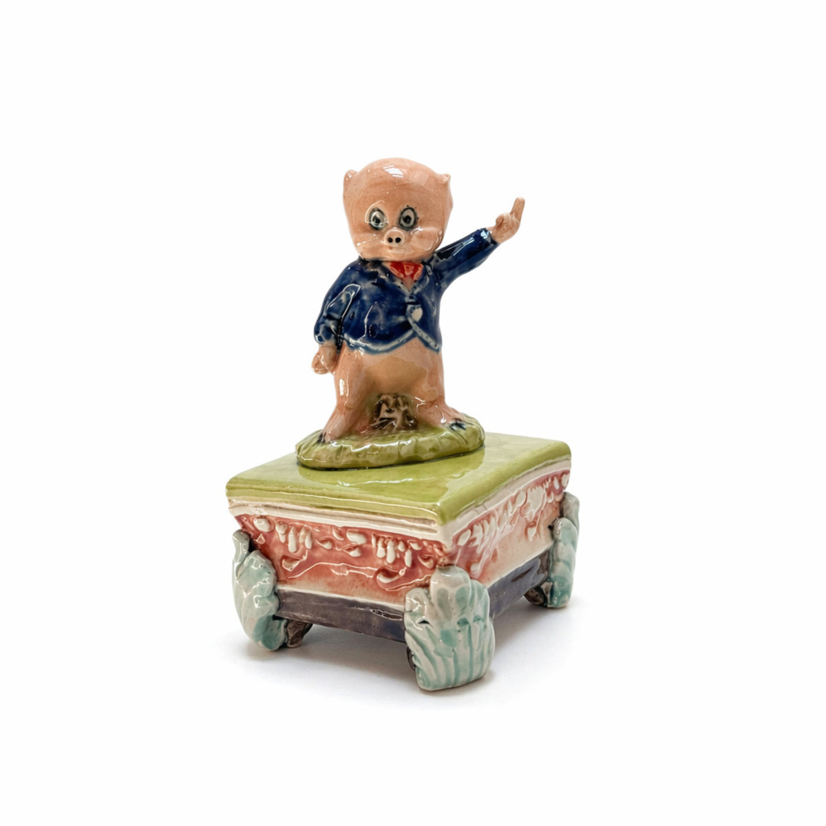 Porky with Plinth