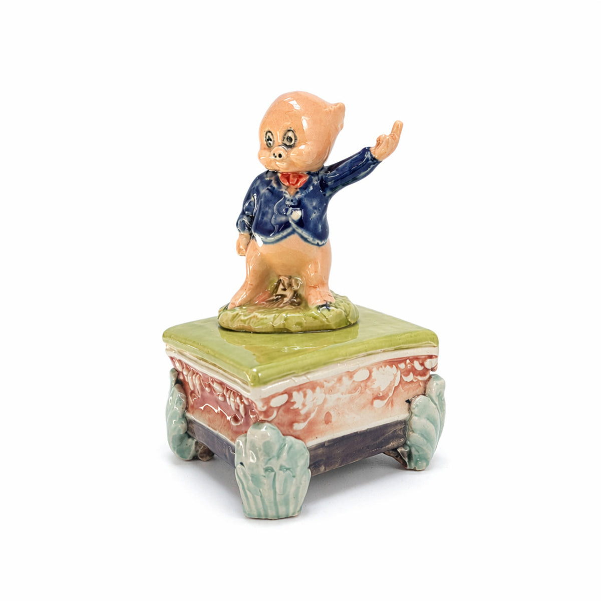 Porky with Plinth
