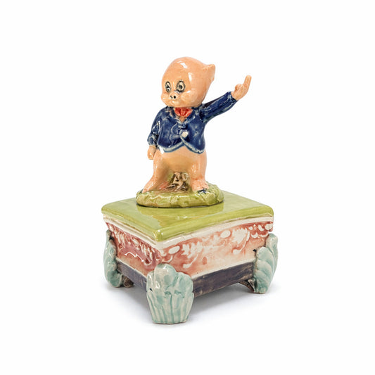 Porky with Plinth