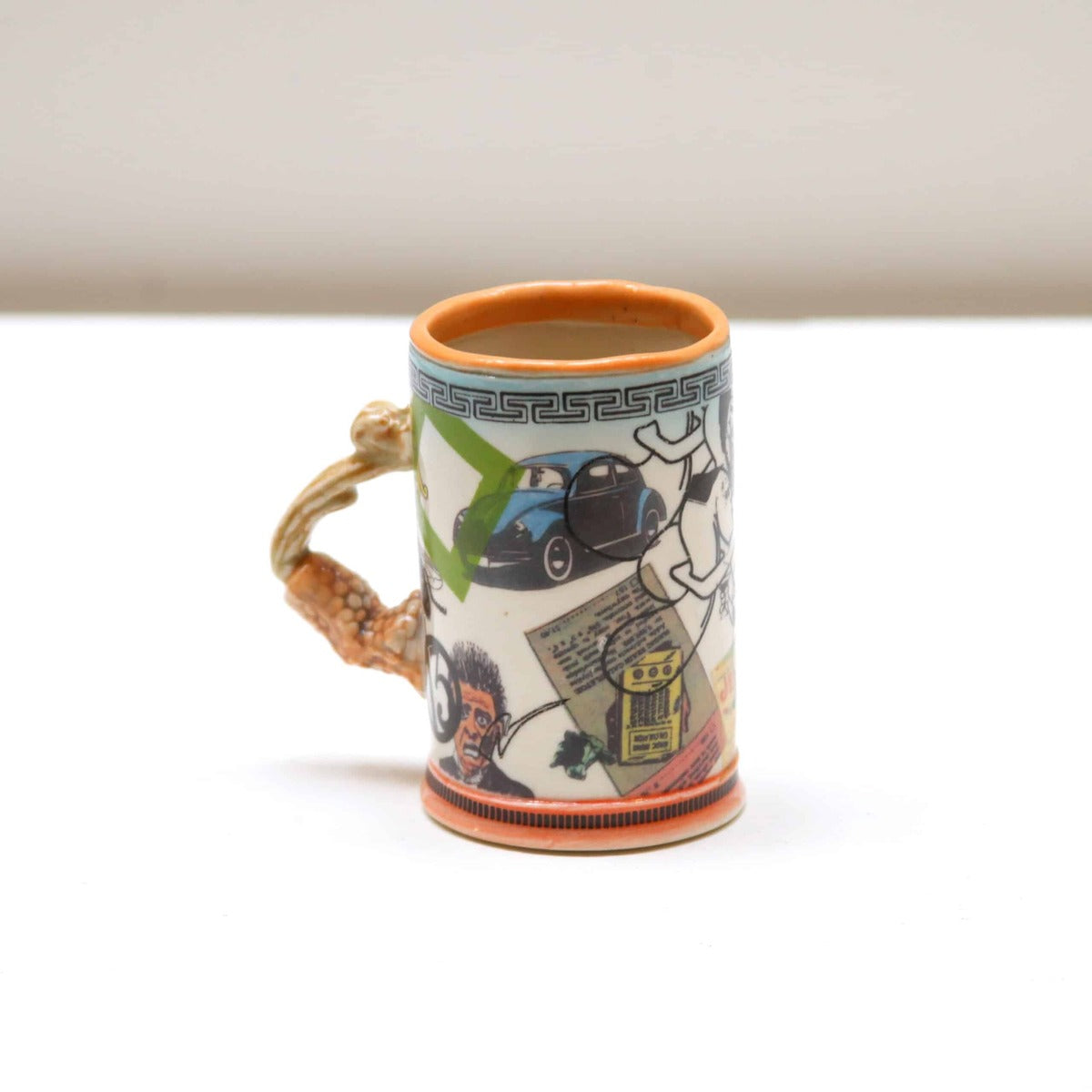 Blue Volkswagen Cup with Handle