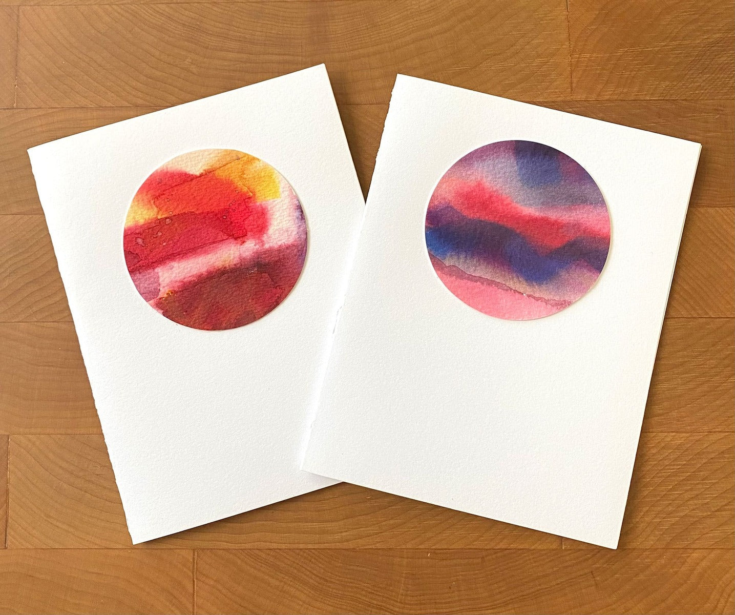Handmade Watercolor Card (Blank)
