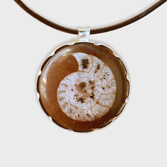 Ammonite Fossil Pendant
