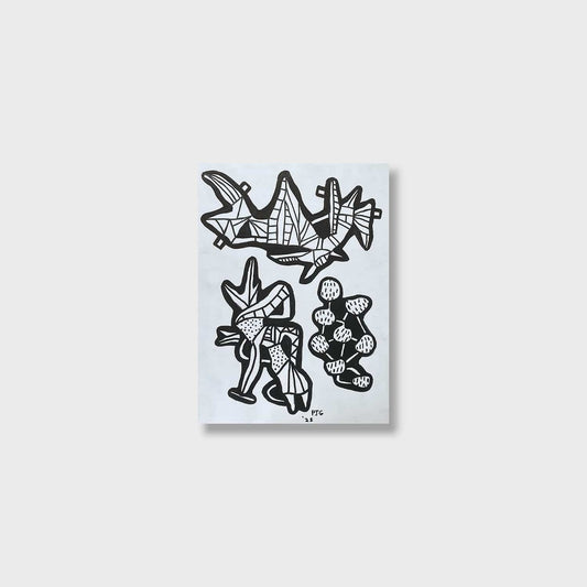 Retro Abstracts Trio