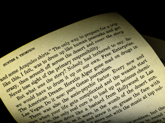 Gonzo, Fear and Loathing In Las Vegas, Hunter S. Thompson, 1971