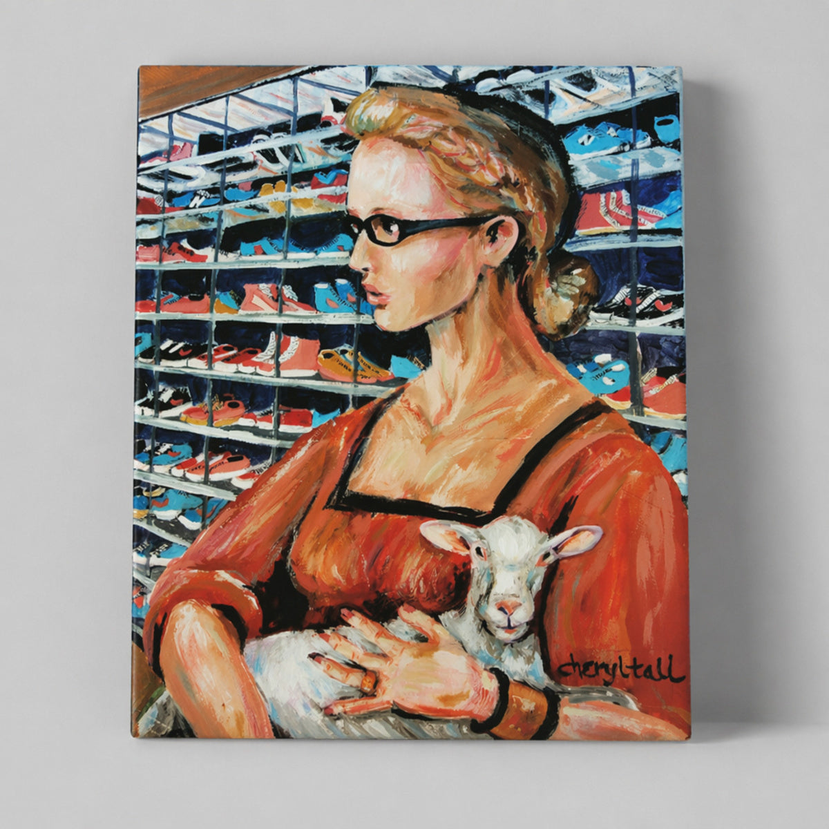 Girl with Lamb