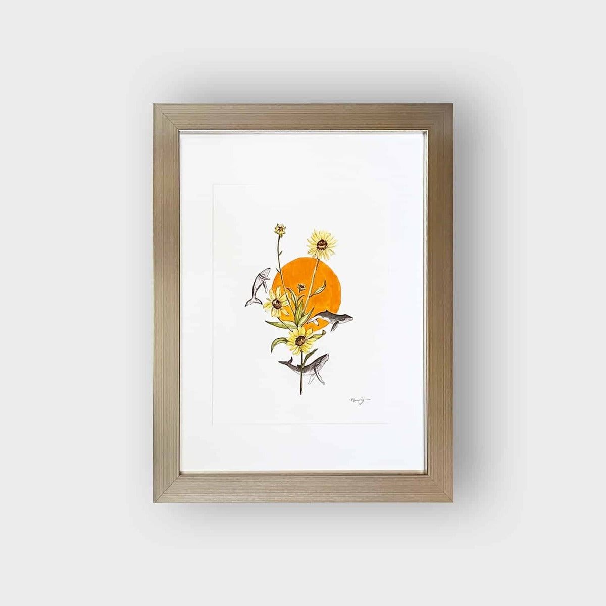 A Coastal Sunflower Dance