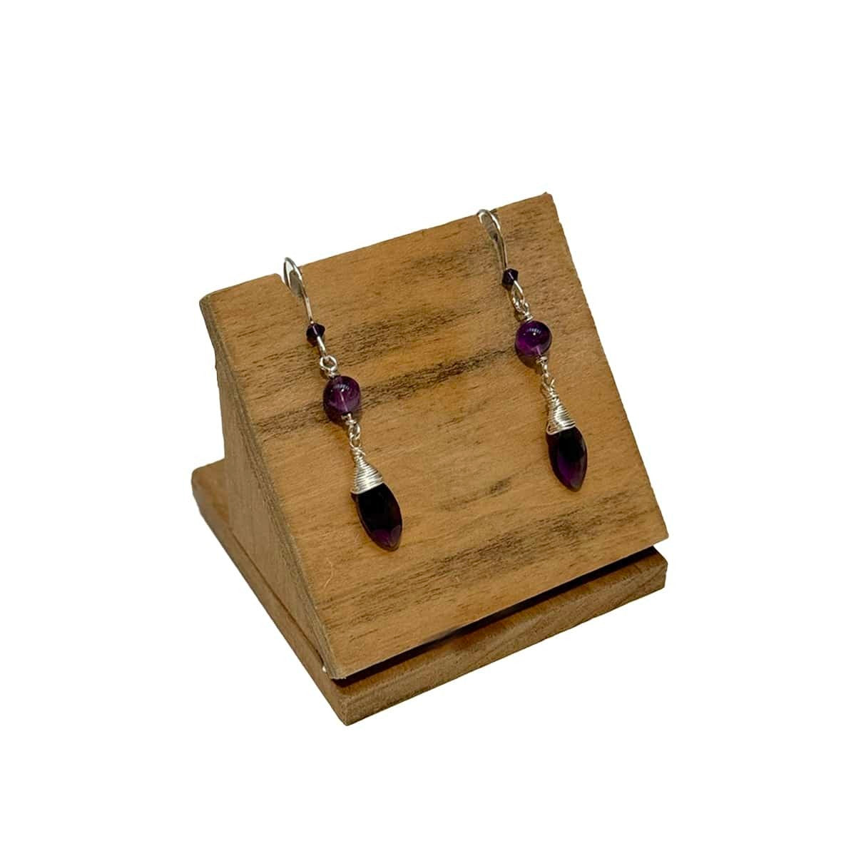 Amethyst Drop Earrings