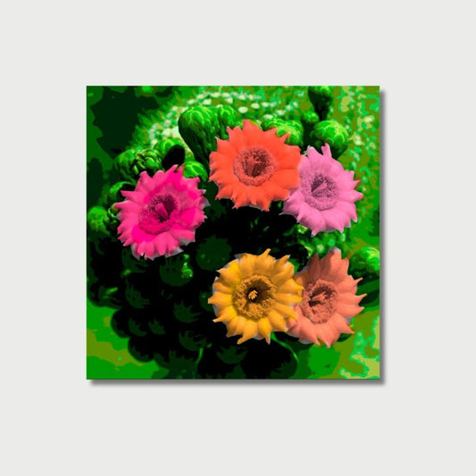 Homage to Warhol, Saguaro Blossoms