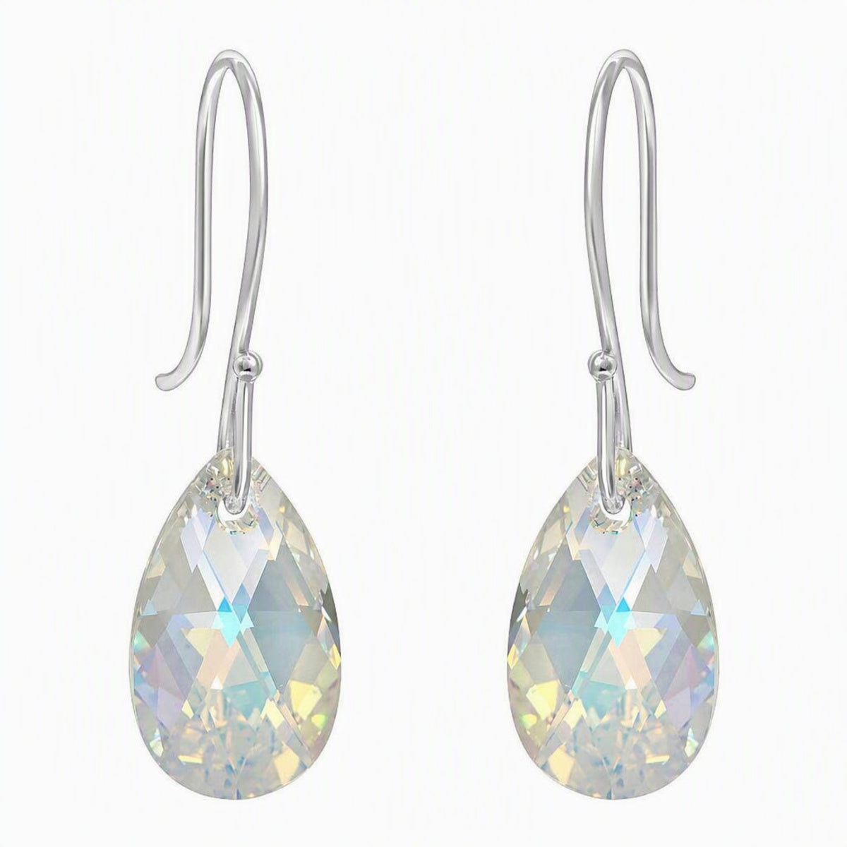 Crystal Briolette Earrings - Crystal