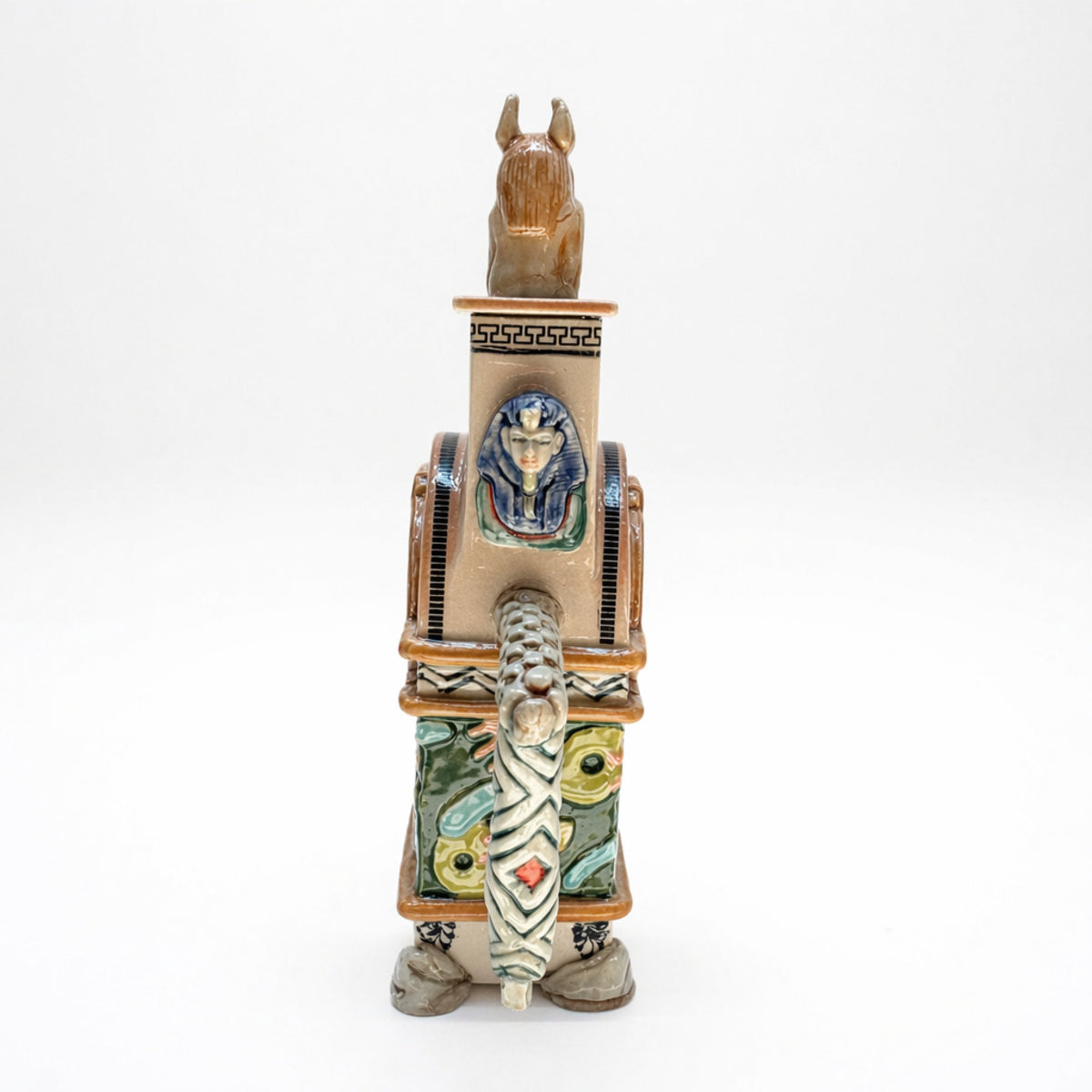 Camel Head with Egyptian Imagery Teapot
