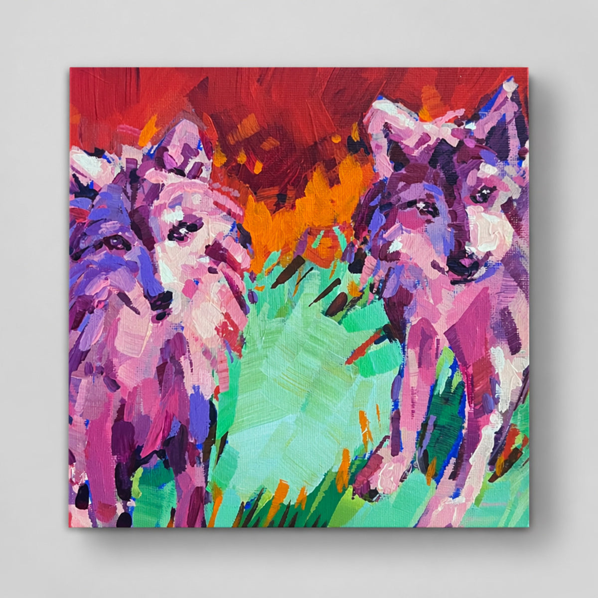 Wolves in Red