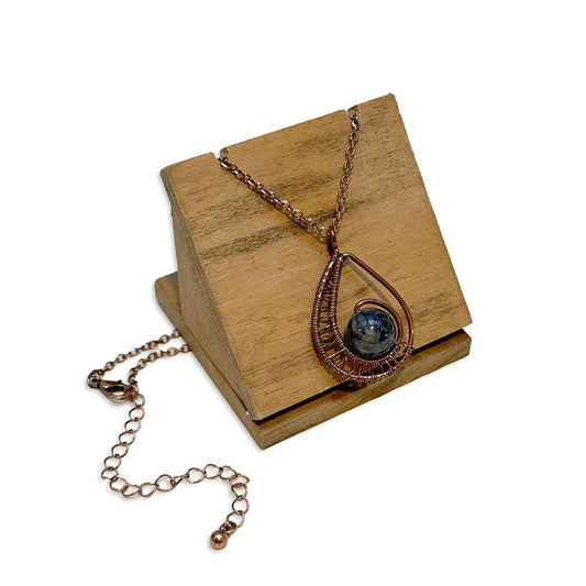 Denim Lapis Pendant Copper