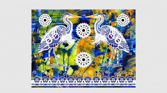 Double Great Blue Herons