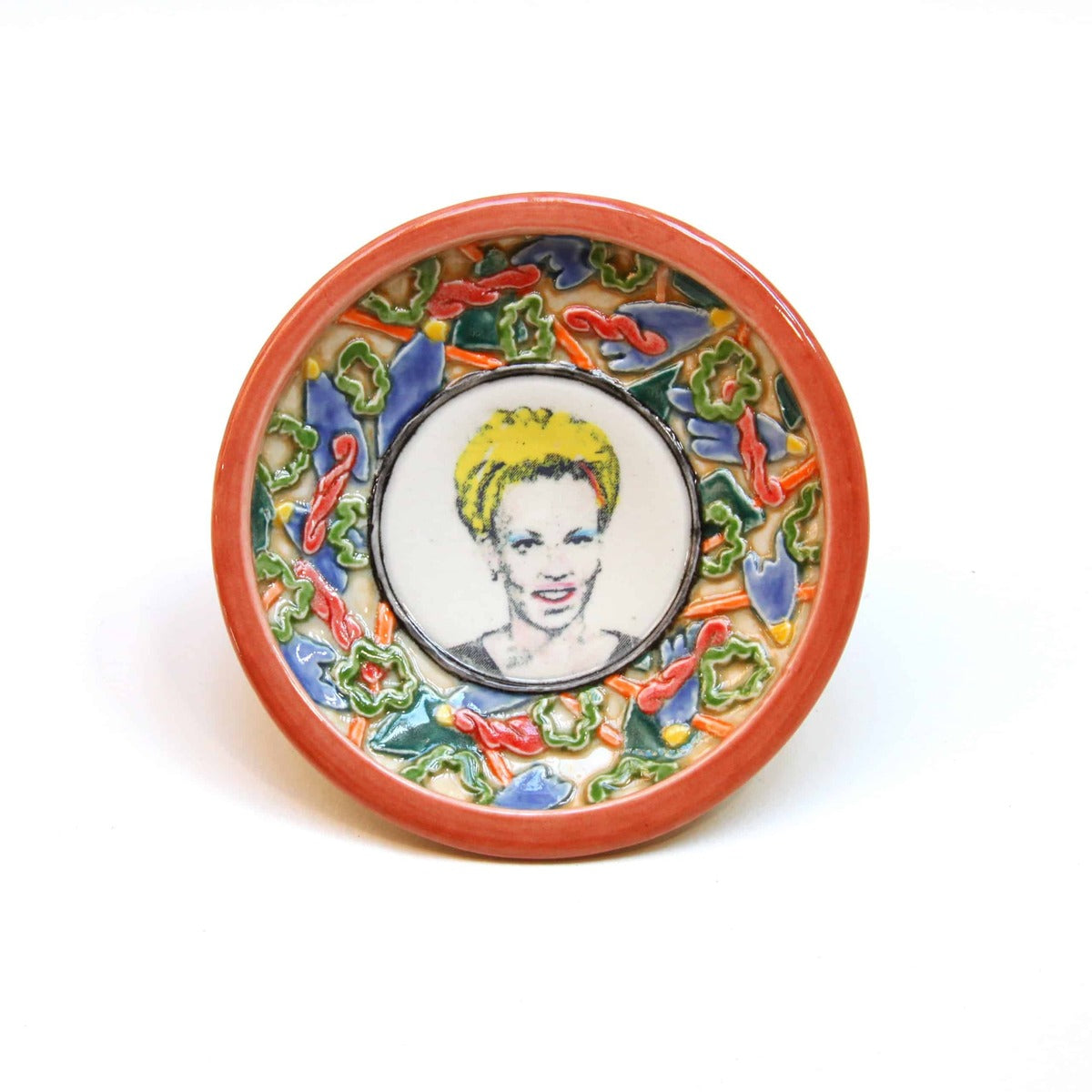 Blonde Portrait Hanging Plate