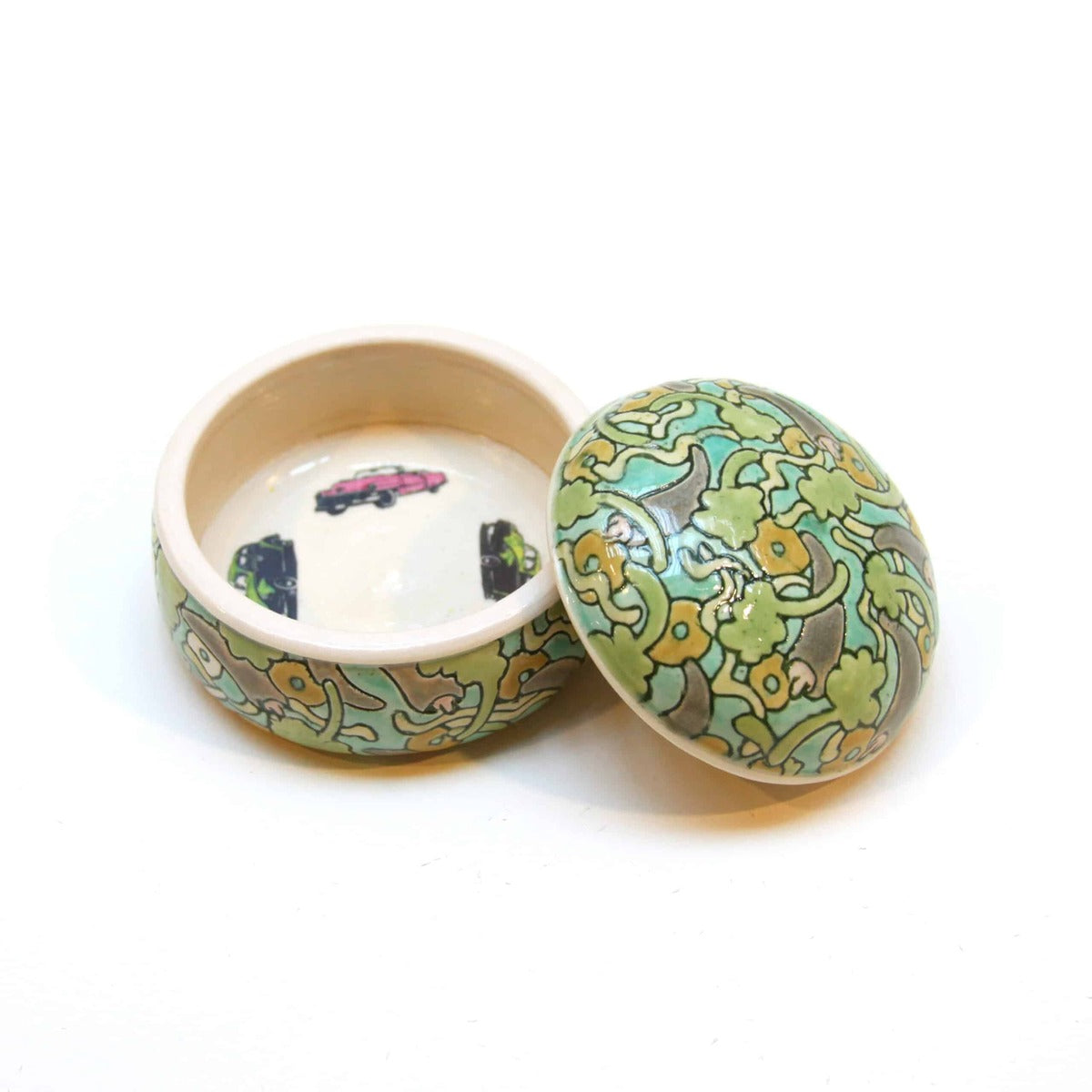 Vintage Cars Lidded Box
