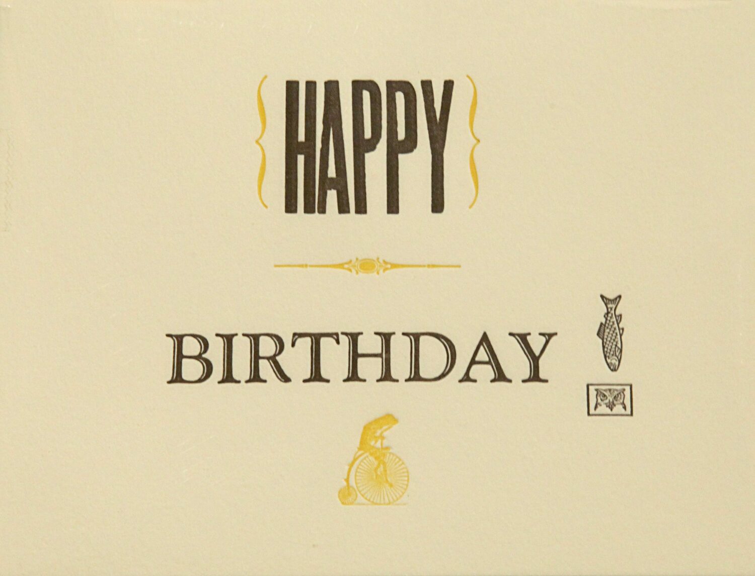 Happy Birthday - Birthday Cards (set of 4)