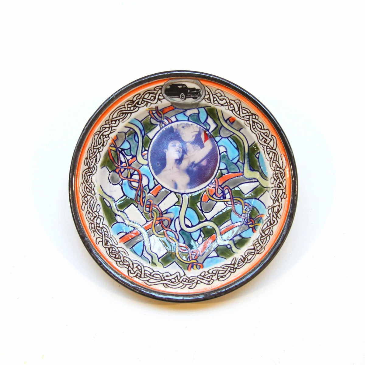 Nude and Animal Head Hanging Plate
