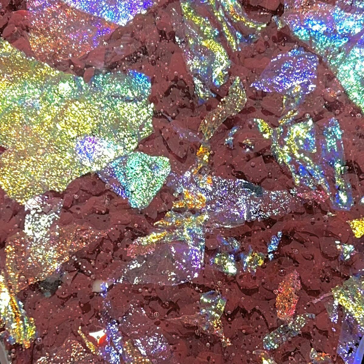 Glass Puzzle Piece Dichroic P35232