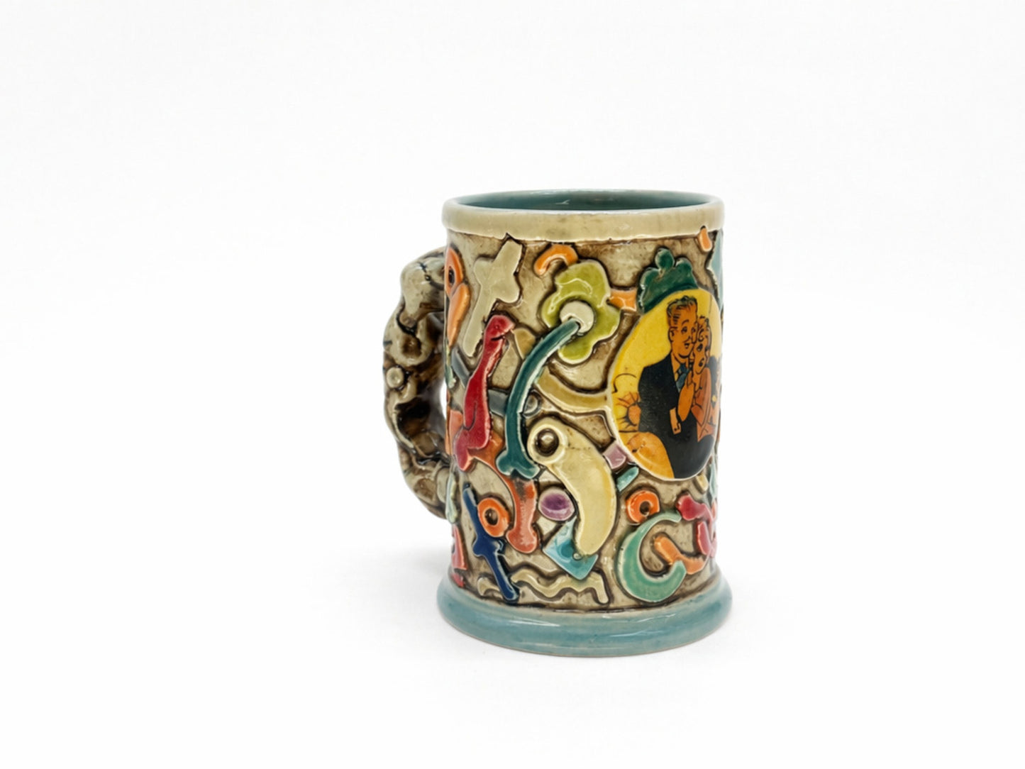 Multicolor Shapes Cup
