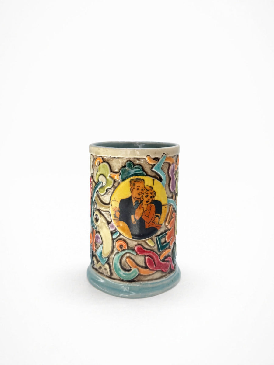 Multicolor Shapes Cup