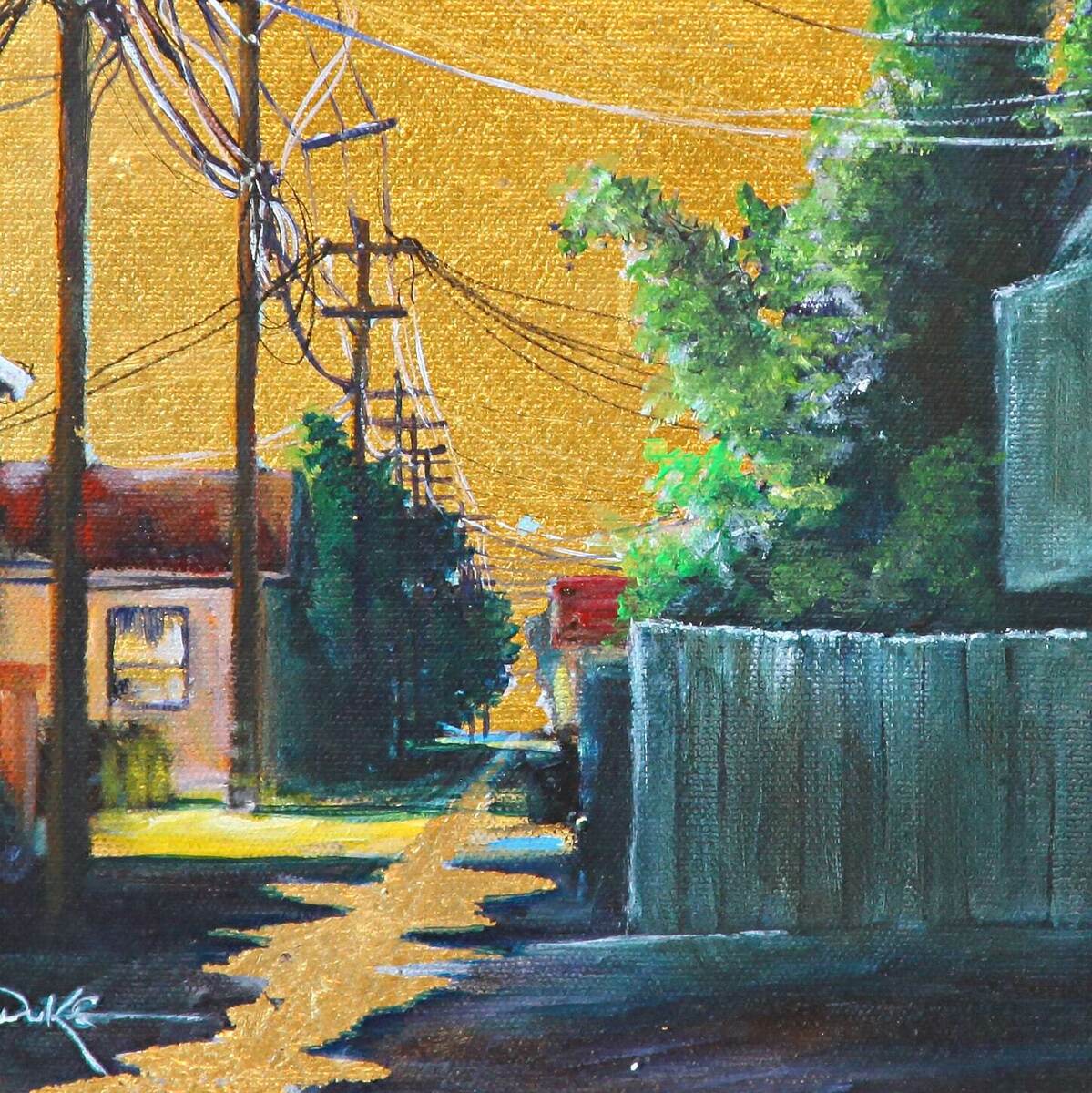 Nocturnal Alley's Glow