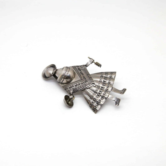 Vintage Silver Mexican Brooch