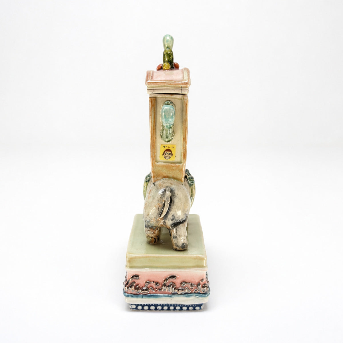 Hippo with Lidded Box & Plinth