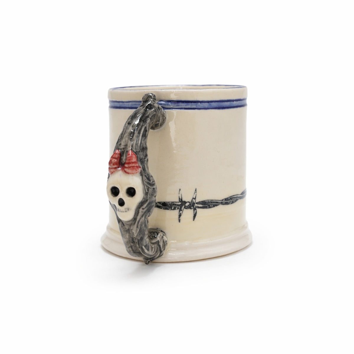 El Diablito Cup with Skull Handle