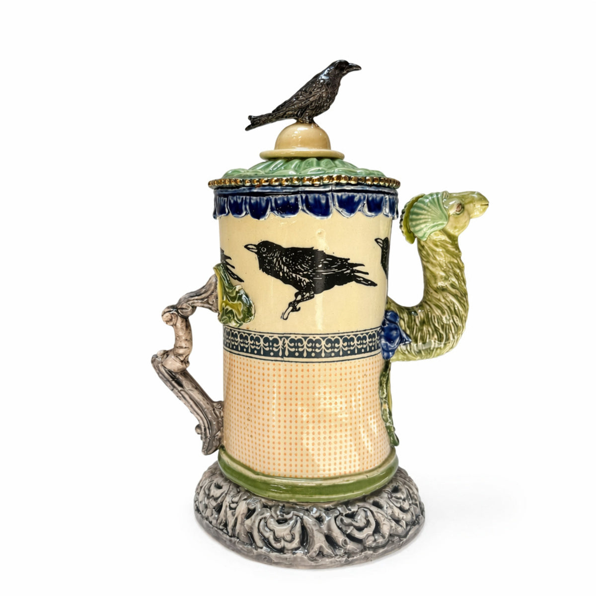 Teapot with Crows