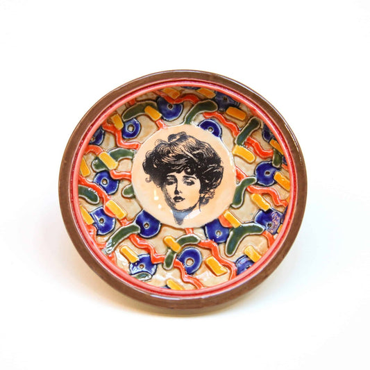 Face of a Lady Hanging Plate