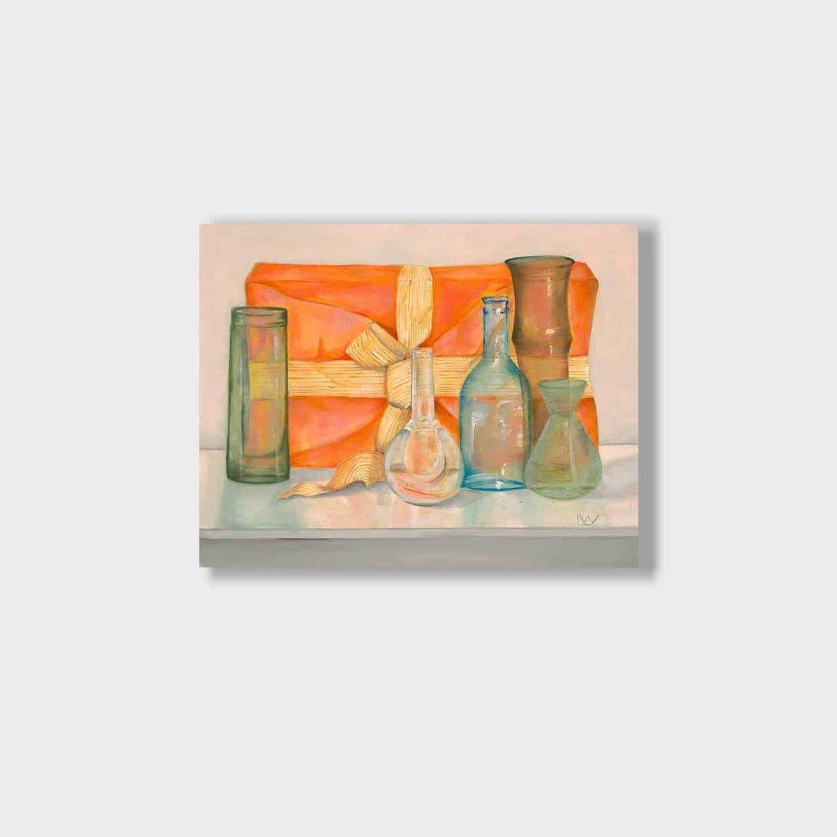 Birthday Present with Glass Vases
