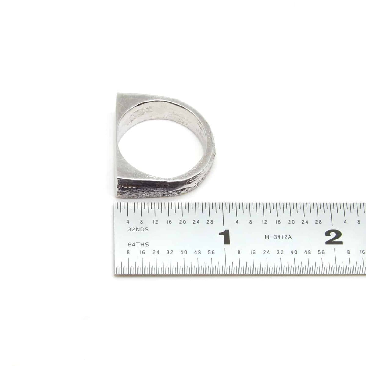 Signet Rectangle Silver Ring