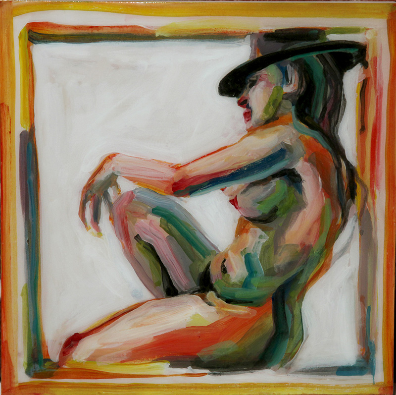Nude with Hat