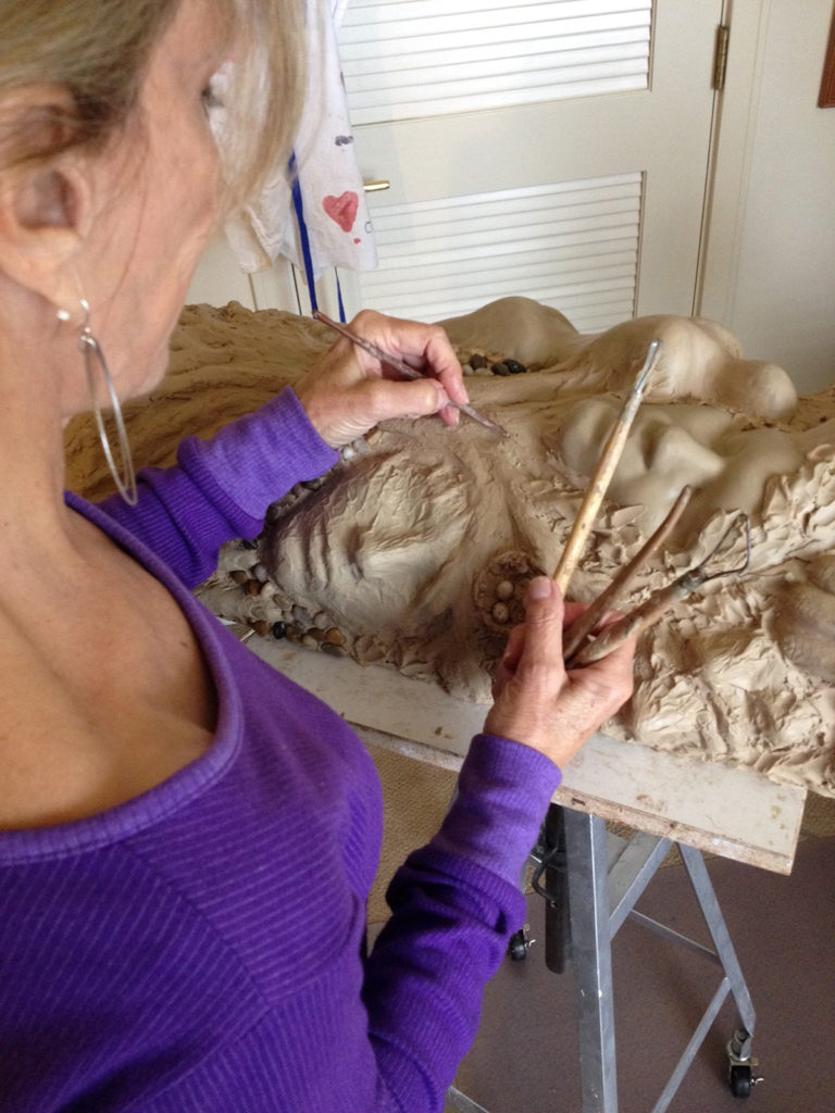 Maidy Morhous sculpting