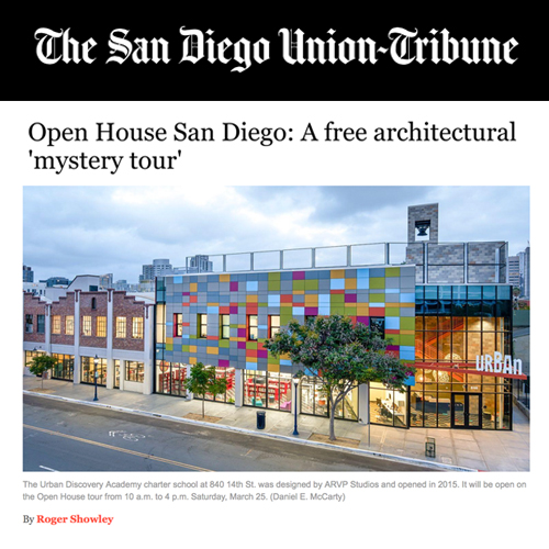 San Diego Union Tribune Open House Architectural Tour