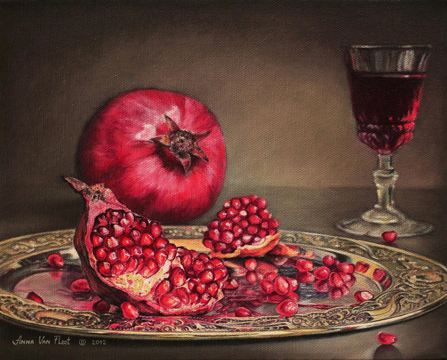 Anna Van Fleet Pomegranate