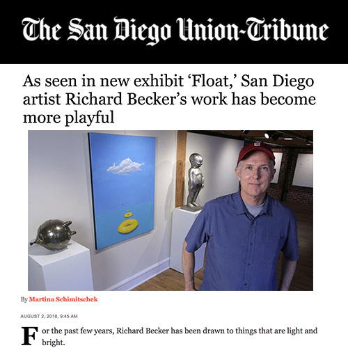 As seen in new exhibit ‘Float,’ San Diego artist Richard Becker’s work has become more playful
